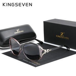 KINGSEVEN  Large Frame Sunglasses Women Elegant Goggles Sun Glasses Female Shades Eyewear   N7842
