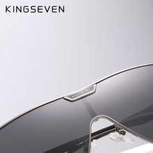 Load image into Gallery viewer, KINGSEVEN  Oversized Sunglasses Men And Women Polarized Mirror Lens Goggles UV Protection Men's Glasses Stainless Steel N7762
