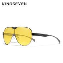 Load image into Gallery viewer, KINGSEVEN  Oversized Sunglasses Men And Women Polarized Mirror Lens Goggles UV Protection Men's Glasses Stainless Steel N7762