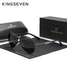 Load image into Gallery viewer, KINGSEVEN Trend Quality Titanium Alloy Men&#39;s Sunglasses Polarized Sun glasses Women Pilot Mirror Eyewear Oculos de sol