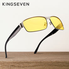Load image into Gallery viewer, KINGSEVEN Night Vision Sunglasses Men Goggles Yellow Driving Eyewear Man Polarized Sun glasses for Night gafas de sol