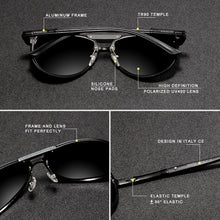 Load image into Gallery viewer, KINGSEVEN Original  Polarized Sunglasses Men Women Pilot Driving Aluminum+TR90 Sun Glasses Goggle UV400