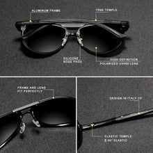 Load image into Gallery viewer, KINGSEVEN Original  Polarized Sunglasses Men Women Pilot Driving Aluminum+TR90 Sun Glasses Goggle UV400