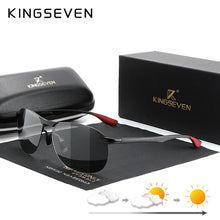 Load image into Gallery viewer, KINGSEVEN Photochromic Sunglasses Men Women Polarized Chameleon Glasses Driving Goggles Anti-glare Sun Glasses Zonnebril heren