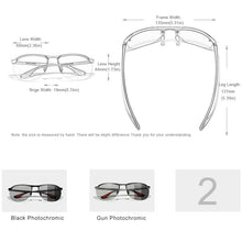 Load image into Gallery viewer, KINGSEVEN Photochromic Sunglasses Men Women Polarized Chameleon Glasses Driving Goggles Anti-glare Sun Glasses Zonnebril heren