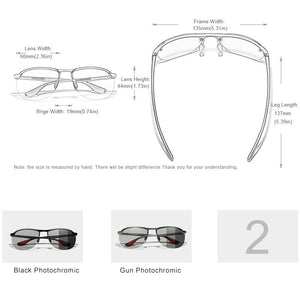 KINGSEVEN Photochromic Sunglasses Men Women Polarized Chameleon Glasses Driving Goggles Anti-glare Sun Glasses Zonnebril heren