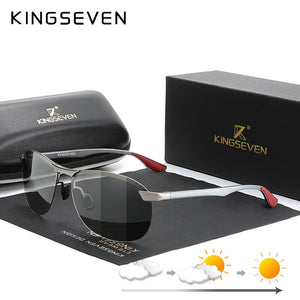 KINGSEVEN Photochromic Sunglasses Men Women Polarized Chameleon Glasses Driving Goggles Anti-glare Sun Glasses Zonnebril heren