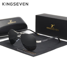 Load image into Gallery viewer, KINGSEVEN Polarized Sunglasses Men Brand Lens Reflective Coating Driving Sunglasses Vintage Male Eyewear N7503
