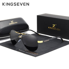 Load image into Gallery viewer, KINGSEVEN Polarized Sunglasses Men Brand Lens Reflective Coating Driving Sunglasses Vintage Male Eyewear N7503