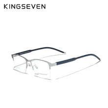 Load image into Gallery viewer, KINGSEVEN Pure Titanium Glasses Frame Men 2023 Prescription Eye Glasses for Men Square Eyeglasses Myopia Optical Frames Eyewear
