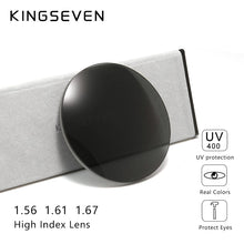 Load image into Gallery viewer, KINGSEVEN  Radiation Prescription SeriesGray Brown  1.56 1.61 1.67 CR-39 Resin Aspheric  Myopia Presbyopia Optical Lens