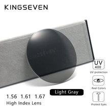 Load image into Gallery viewer, KINGSEVEN  Radiation Prescription SeriesGray Brown  1.56 1.61 1.67 CR-39 Resin Aspheric  Myopia Presbyopia Optical Lens