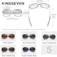 Load image into Gallery viewer, KINGSEVEN Retro Womens Sun glasses Polarized Luxury Ladies Brand Designer Gradient Lens Sunglasses Eyewear For Women Female