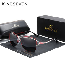 Load image into Gallery viewer, KINGSEVEN Retro Womens Sun glasses Polarized Luxury Ladies Brand Designer Gradient Lens Sunglasses Eyewear For Women Female