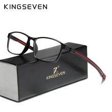 Load image into Gallery viewer, KINGSEVEN TR90 Glasses Frame Men Ultralight Square Myopia Prescription Eyeglasses 2023 Metal Full Optical Frames Eyewear