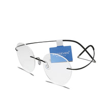 Load image into Gallery viewer, KINGSEVEN TR90 Rimless Glasses Men Ultralight  Square Eyewear For Women очки