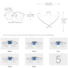 Load image into Gallery viewer, KINGSEVEN TR90 Rimless Glasses Men Ultralight  Square Eyewear For Women очки