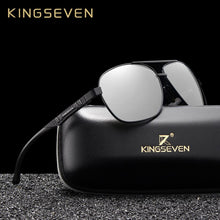 Load image into Gallery viewer, KINGSEVEN Women Men Sunglasses Polarized Mirror Lens Vintage Eyewear Driving Sun glasses Aluminum Temple Gafas de sol Masculino
