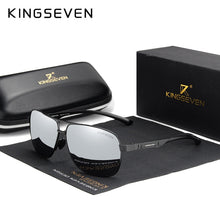 Load image into Gallery viewer, KINGSEVEN Women Men Sunglasses Polarized Mirror Lens Vintage Eyewear Driving Sun glasses Aluminum Temple Gafas de sol Masculino