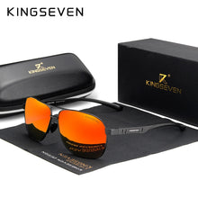 Load image into Gallery viewer, KINGSEVEN Women Men Sunglasses Polarized Mirror Lens Vintage Eyewear Driving Sun glasses Aluminum Temple Gafas de sol Masculino