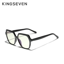 Carica l&#39;immagine nel visualizzatore di Gallery, KINGSEVEN  Women&#39;s Anti Blue Ray Light Blocking Glasses UV400 Clear Lens  Optical Spectacle Frame  Radiation Protection Lens
