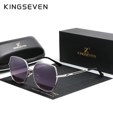Load image into Gallery viewer, Women's Sunglasses Polarized Gradient Lens Luxury Ladies Butterfly Design Stainless Steel Sun glasses Accessories