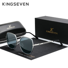 Load image into Gallery viewer, Women's Sunglasses Polarized Gradient Lens Luxury Ladies Butterfly Design Stainless Steel Sun glasses Accessories