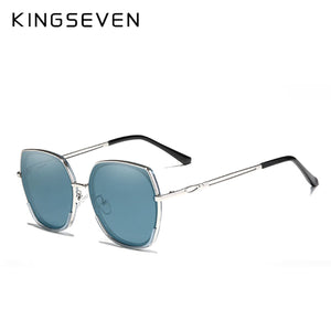 KINGSEVEN Young Style Women's Sunglasses Gradient Polarized Lens  Design Ladies Elegant Lunette De Soleil Femme