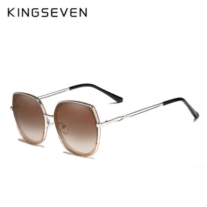 KINGSEVEN Young Style Women's Sunglasses Gradient Polarized Lens  Design Ladies Elegant Lunette De Soleil Femme