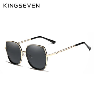 KINGSEVEN Young Style Women's Sunglasses Gradient Polarized Lens  Design Ladies Elegant Lunette De Soleil Femme