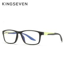 Load image into Gallery viewer, KINGSEVEN2023 TR Anti-Blue Glasses LiteraryFrame Flat Mirror Spring Goggles Unisex Prescription Optical Glasses for Myopia
