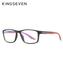 Load image into Gallery viewer, KINGSEVEN2023 TR Anti-Blue Glasses LiteraryFrame Flat Mirror Spring Goggles Unisex Prescription Optical Glasses for Myopia