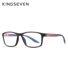 Load image into Gallery viewer, KINGSEVEN2023 TR Anti-Blue Glasses LiteraryFrame Flat Mirror Spring Goggles Unisex Prescription Optical Glasses for Myopia