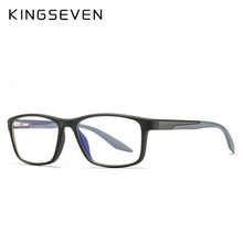 Load image into Gallery viewer, KINGSEVEN2023 TR Anti-Blue Glasses LiteraryFrame Flat Mirror Spring Goggles Unisex Prescription Optical Glasses for Myopia