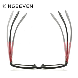 KINGSEVEN2023 TR Anti-Blue Glasses LiteraryFrame Flat Mirror Spring Goggles Unisex Prescription Optical Glasses for Myopia