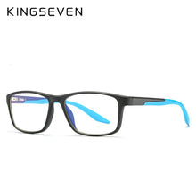 Load image into Gallery viewer, KINGSEVEN2023 TR Anti-Blue Glasses LiteraryFrame Flat Mirror Spring Goggles Unisex Prescription Optical Glasses for Myopia