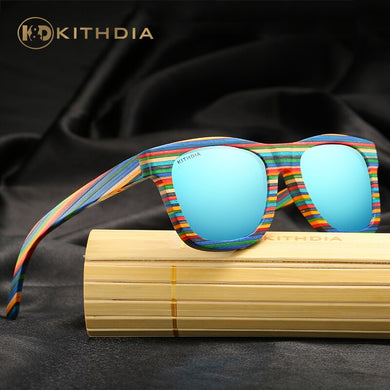 KITHDIA 100% Handmade Wooden Sunglasses Cute Design for Men Women gafas de sol steampunk Cool Sun Glasses With Wooden Box