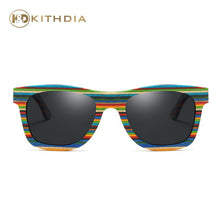Load image into Gallery viewer, KITHDIA 100% Handmade Wooden Sunglasses Cute Design for Men Women gafas de sol steampunk Cool Sun Glasses With Wooden Box