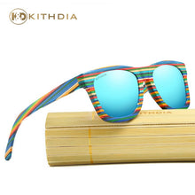 Load image into Gallery viewer, KITHDIA 100% Handmade Wooden Sunglasses Cute Design for Men Women gafas de sol steampunk Cool Sun Glasses With Wooden Box