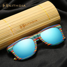 Load image into Gallery viewer, KITHDIA 100% Handmade Wooden Sunglasses Cute Design for Men Women gafas de sol steampunk Cool Sun Glasses With Wooden Box