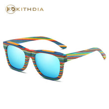 Load image into Gallery viewer, KITHDIA 100% Handmade Wooden Sunglasses Cute Design for Men Women gafas de sol steampunk Cool Sun Glasses With Wooden Box
