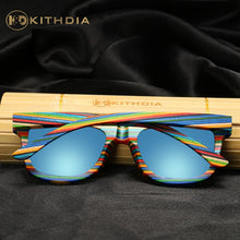 Load image into Gallery viewer, KITHDIA 100% Handmade Wooden Sunglasses Cute Design for Men Women gafas de sol steampunk Cool Sun Glasses With Wooden Box