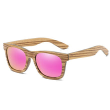 Load image into Gallery viewer, KITHDIA Brand Naturl Wood Sunglasses Women Retro Vintage Polarized Wooden Glasses Oculos De Sol Goggle Bamboo Sunglasses