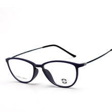 Load image into Gallery viewer, KJDCHD Tungsten Titanium Glasses Men Women Cat Eye Eyeglasses Frames Precription Spectacles Ultra Light Eyeglass Female Points