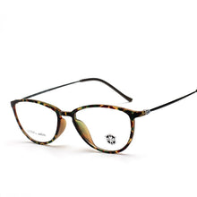 Load image into Gallery viewer, KJDCHD Tungsten Titanium Glasses Men Women Cat Eye Eyeglasses Frames Precription Spectacles Ultra Light Eyeglass Female Points