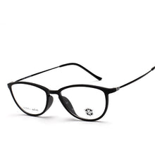 Load image into Gallery viewer, KJDCHD Tungsten Titanium Glasses Men Women Cat Eye Eyeglasses Frames Precription Spectacles Ultra Light Eyeglass Female Points