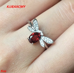 Fine jewelry 925 sterling silver ring wholesale natural garnet women alive