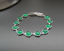 Carica l'immagine nel visualizzatore di Gallery, Gioielleria raffinata Gioielleria raffinata S925 argento sterling granato naturale giallo calcedonio calcedonio braccialetto fiore di prugna interi 