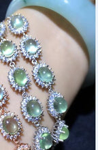 Load image into Gallery viewer, Fine jewelry Natural grape Stone Bracelet full of fluorescent 925 Sterling Silver women wholesale