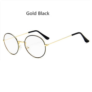 KOTTDO 2023 Designer Woman Glasses Optical Frames Metal Round Glasses Frame Clear lens Eyeware Black Silver Gold Eye Glass